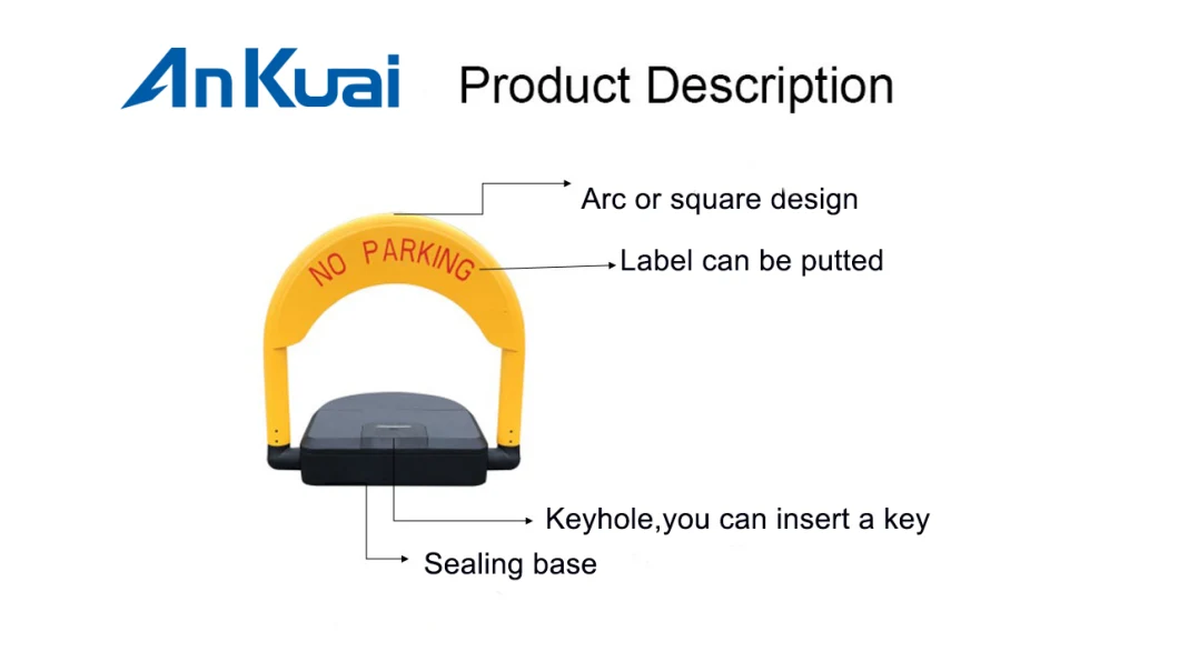 Automatic Remote Smart Parking System Parking Lot Lock for Vehicle Space Position