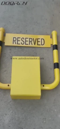 Bloqueio de estacionamento de carro com controle remoto automático